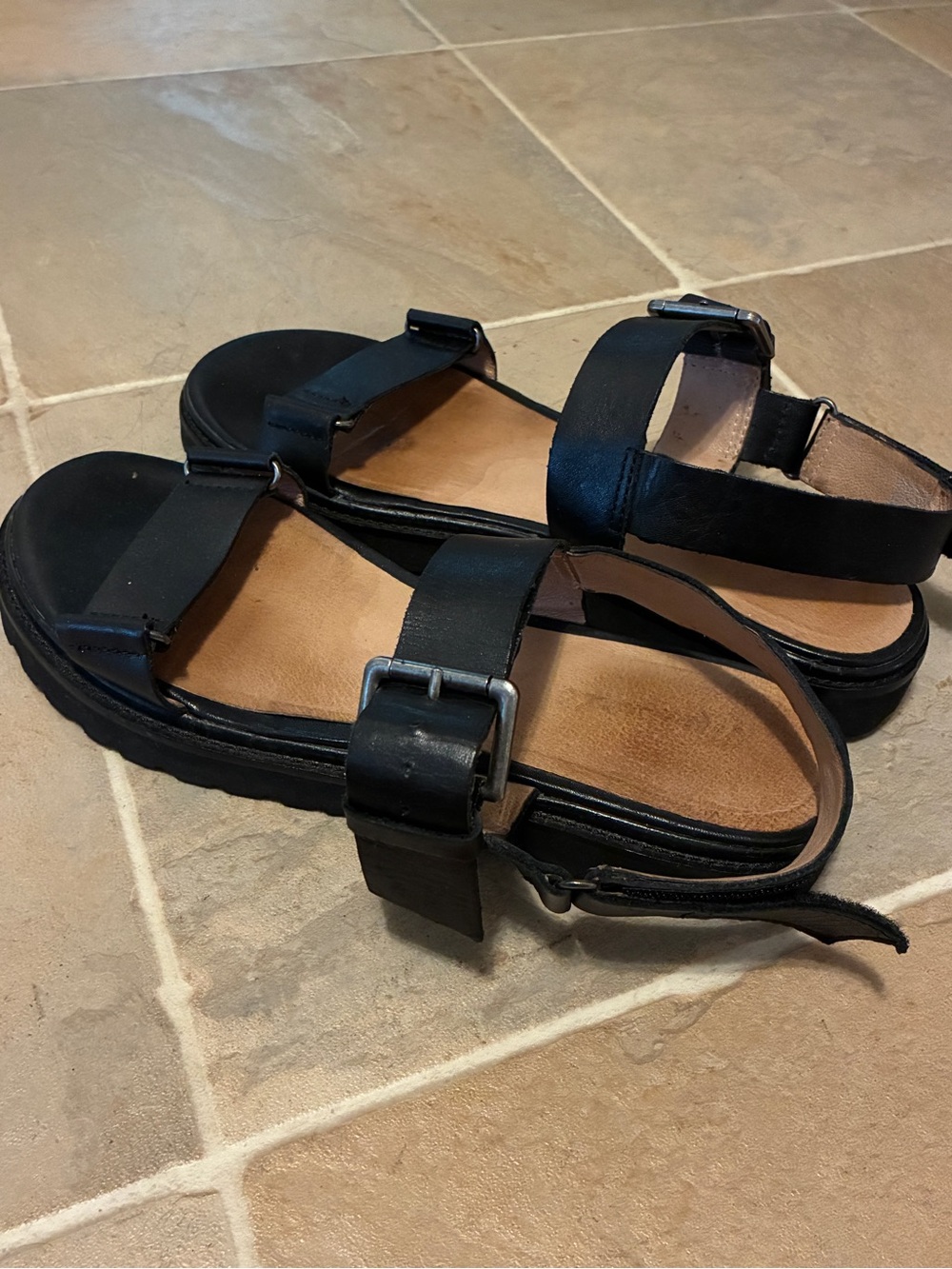 Madewell lug sole leather sandals - Picture 2 of 6